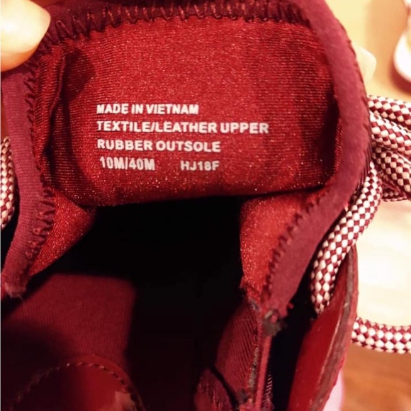 Michael Kors Red and Pink Platform Sneakers - Picture 5 of 7